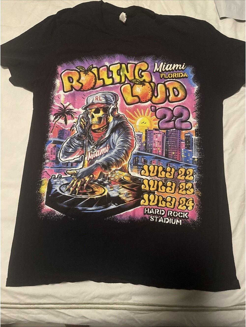 rolling loud t shirt 2022 July Size M